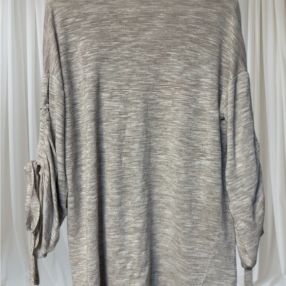 Nordstrom Trouvé linen blend open cardigan - Picture 7 of 10